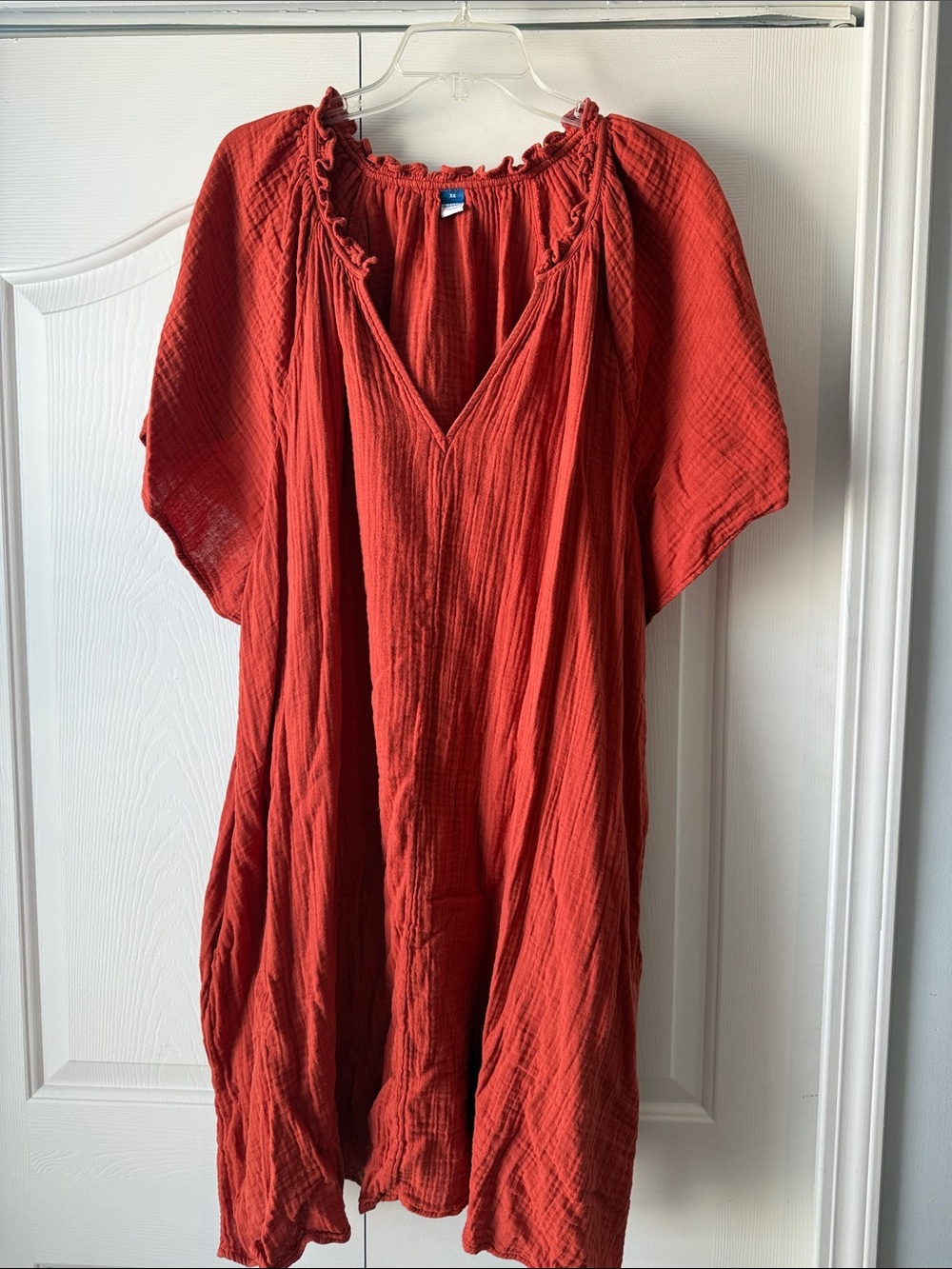 Old Navy Rust Red V-Neck Tunic Dress